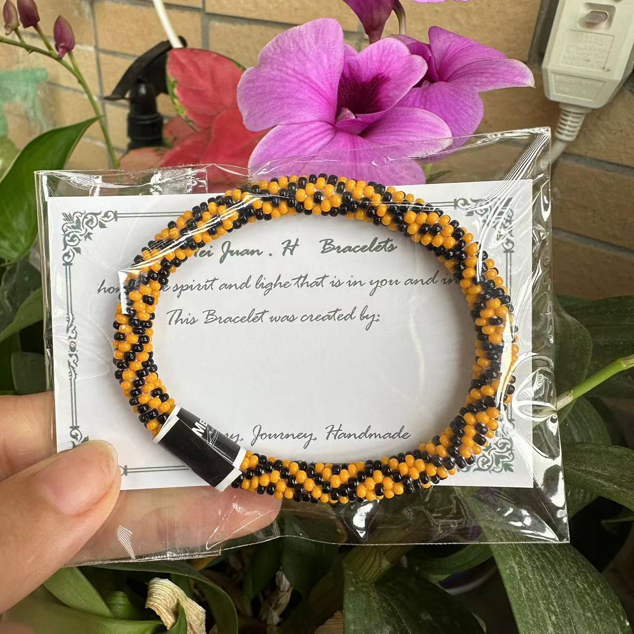 Wholesale Japanese Bohemian Rice Beads Fragrance Diffuser Bracelet